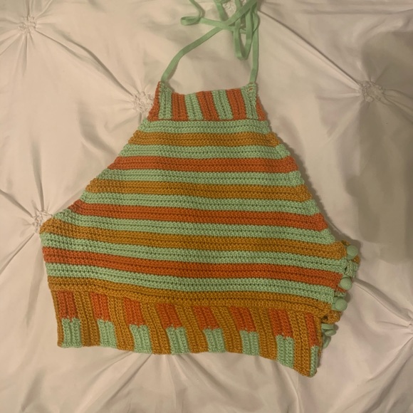 ❌SOLD Urban Outfitters Knit Halter Top - Picture 4 of 4